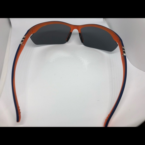 🛍 Sporty Sunglasses Orange and Blue RARE - Picture 6 of 7